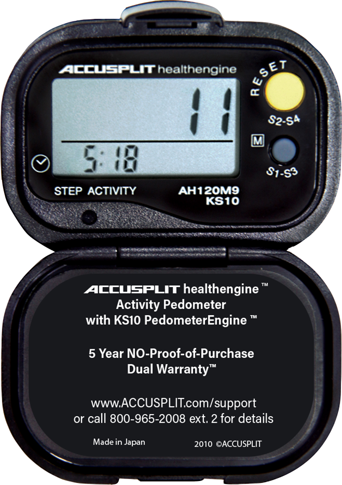 ACCUSPLIT10000 AH120M9 HIGH QUALITY ACCURATE PEDOMETER
