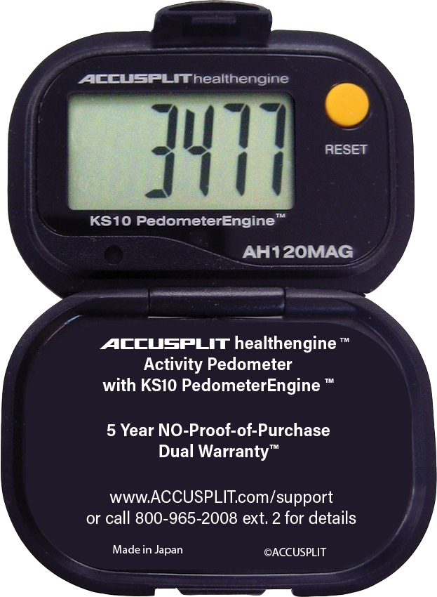 ACCUSPLIT10000 AH120MAG HIGH QUALITY ACCURATE PEDOMETER